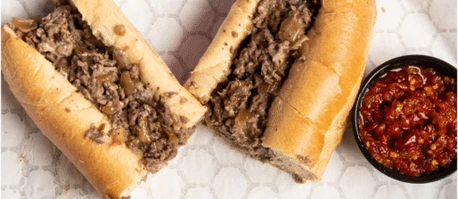 Anthony’s cheesesteak sandwich